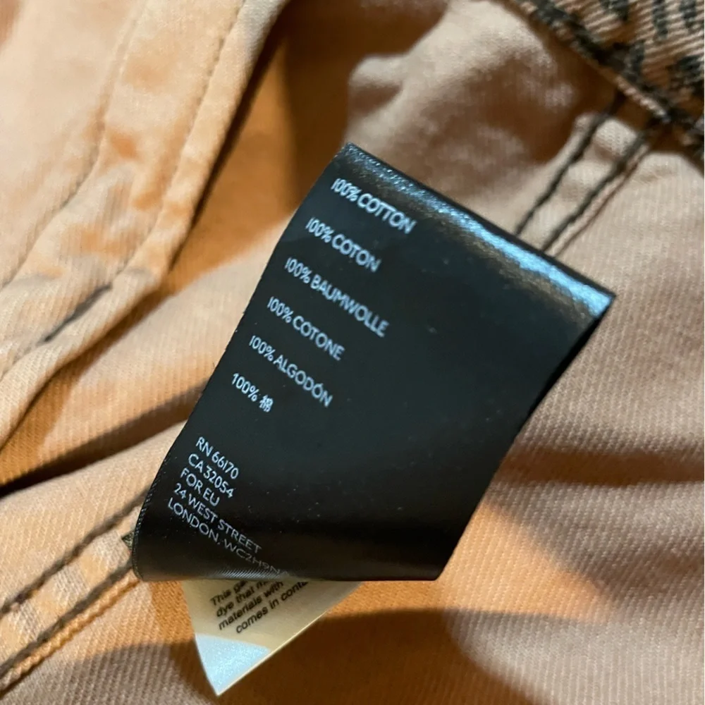 Free People Black and Tan Snakeskin Patterned Denim Jacket - Picture 4 of 6